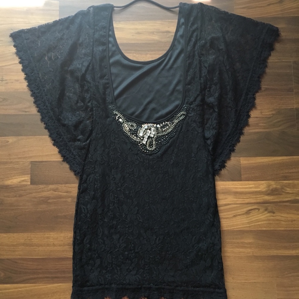 Frederick’s of Hollywood Black Lace Dress